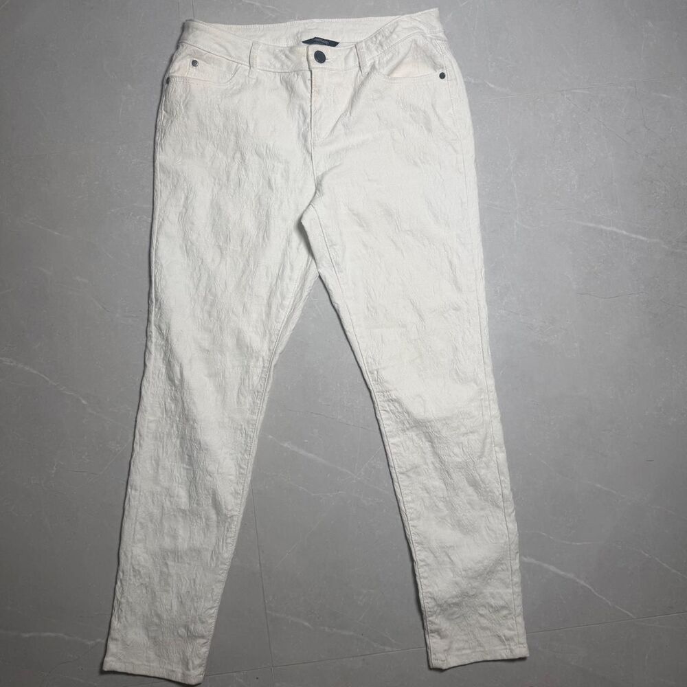 Vera-wang Women's White and Cream Trousers